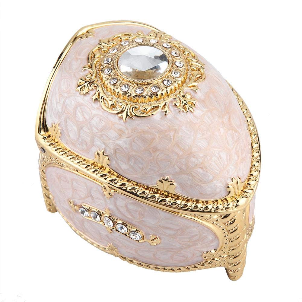 Worii Zinc Alloy Decorative Storage Box - Handmade Multifunctional Organizer for Jewelry, Cosmetics & Crafts - Golden Vintage Style | Perfect for Home Decor, Gift Giving & Vanity Organizing