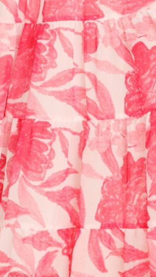 Gwynne Maxi Dress - Floral Pink Print Summer Dress for Women | Beach, Party & Casual Wear