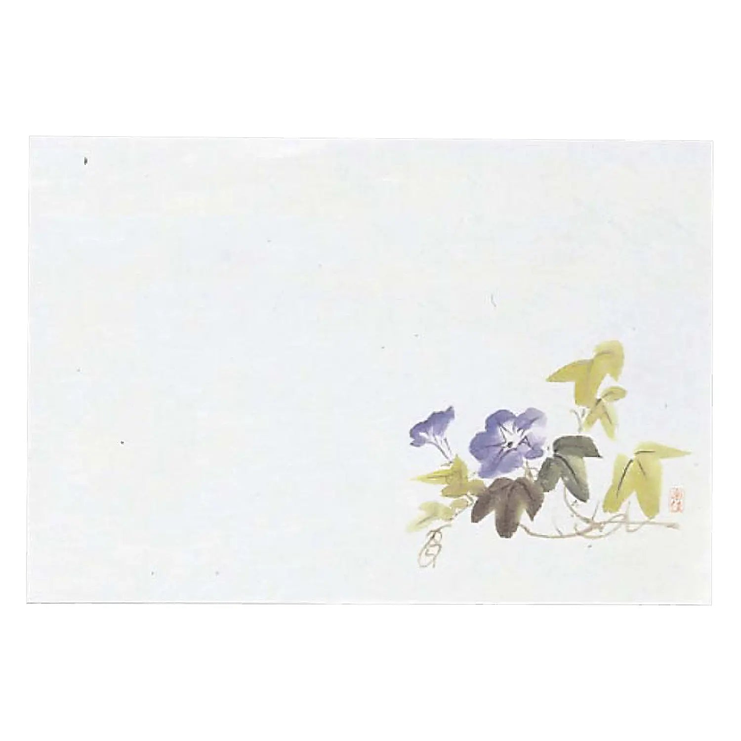 Premium Japanese Washi Paper Placemats - Set of 100 Handmade Morning Glory Design Table Mats for Dining, Party Decor & Home Aesthetics