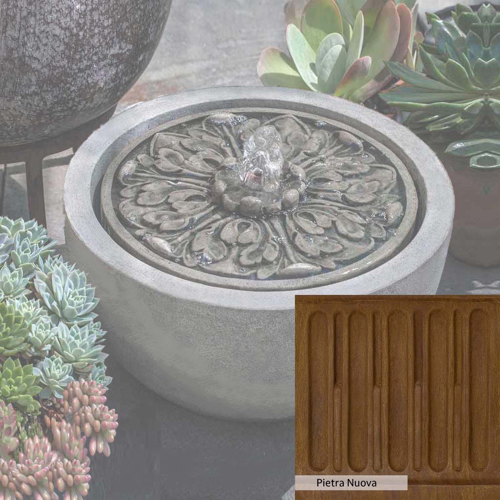 Campania International M Series Medallion Fountain - Outdoor Garden Water Feature for Patio, Yard & Landscape Decor | Classic Roman Design Waterfall Fountain