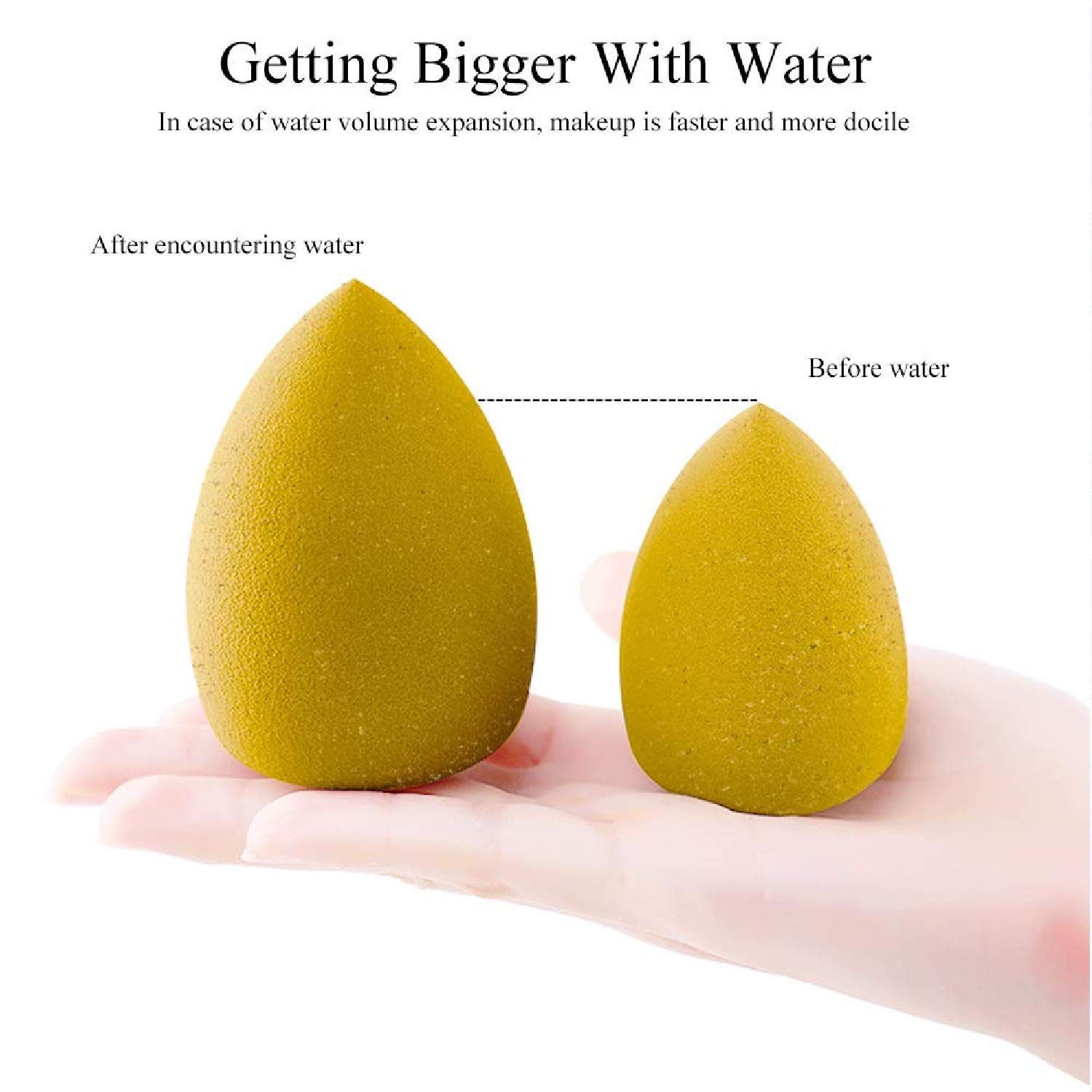 3+1 Pcs Professional Makeup Sponge Set with Foundation Brush - Beauty Blender for Liquid, Cream & Powder - Perfect for Flawless Foundation & Contouring - Ideal for Everyday Makeup, Bridal & Professional Use