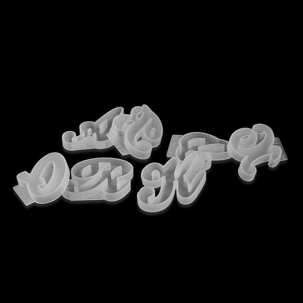 Single Alphabet Silicone Mold - Large Letter M Initial for DIY Epoxy Resin Jewelry Making, Clear Silicone Craft Molds for Custom Name Necklaces & Wedding Cake Toppers - Perfect for Personalized Gifts & Home Decor