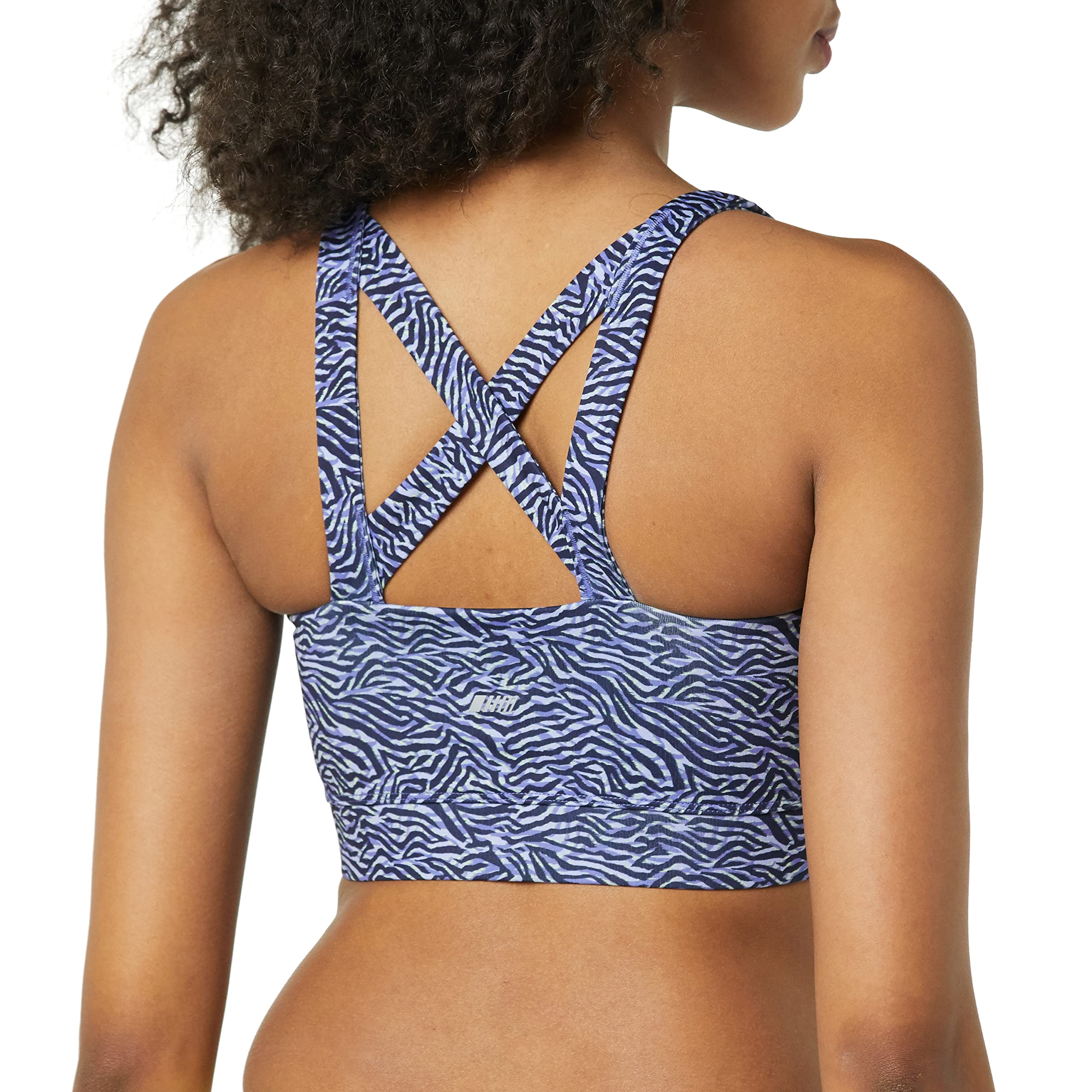 Amazon Essentials Women's Everyday Fitness Sports Bra - Comfortable Strappy Yoga & Workout Top for Running, Gym, and Active Lifestyle