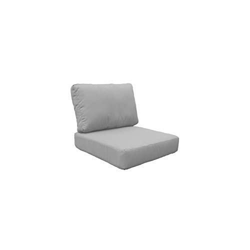 TK Classics High Back Cover Set in Grey for COAST-06p Patio Furniture - Replacement Slipcovers for Outdoor Sofas (Cushions Not Included) - Perfect for Backyard, Deck, and Poolside Lounging