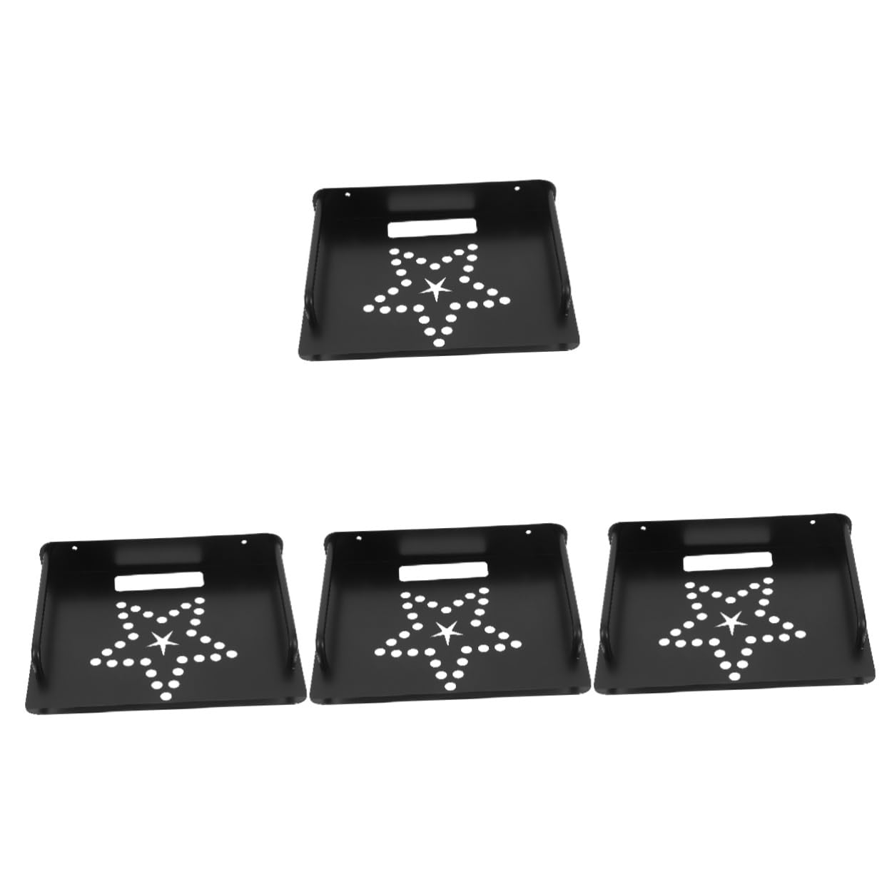 DIYEAH 4-Piece Universal Wall Mount Kit - Projector Bracket, WiFi Router Holder & Security Camera Shelf - Heavy Duty Metal Wall Mount for Home Theater Setup, Office Network Equipment & Smart Home Installation
