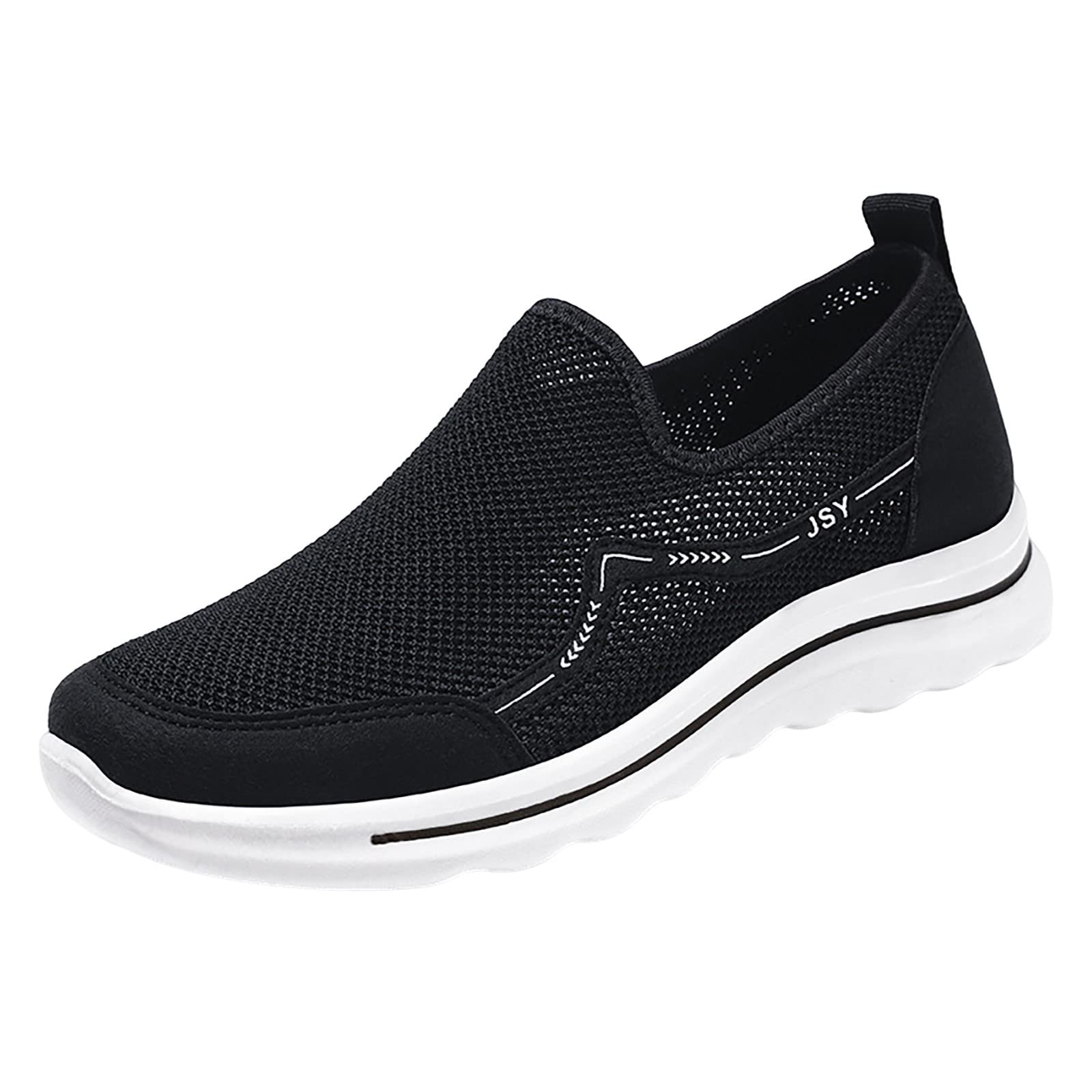 **Men's Breathable Running Shoes - Lightweight Flyknit Trainers for Jogging, Hiking & Gym Workouts - Comfortable Summer Casual Sneakers**    *(Perfect for Outdoor Activities, Workouts & Everyday Wear)*