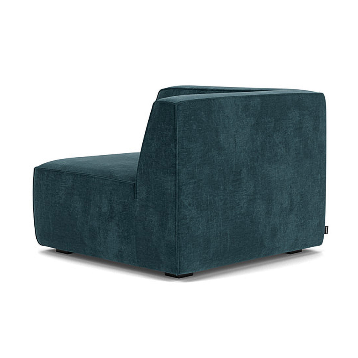 Modern Dane Fabric 1-Seater Left Corner Modular Sofa - Compact Sectional Couch for Small Living Rooms & Apartments