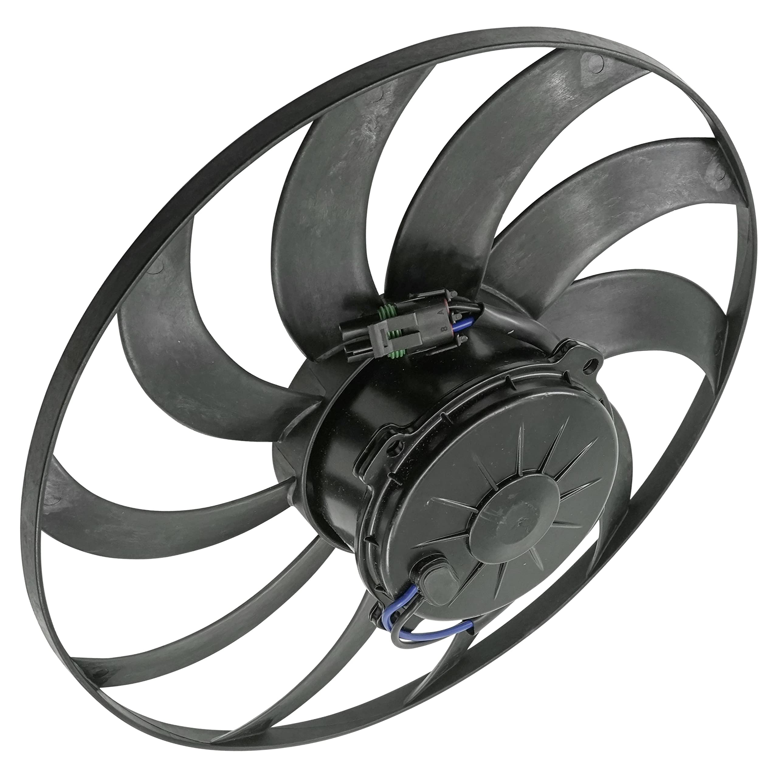 Caltric Radiator Cooling Fan Motor Replacement for Polaris 2412447 2413207 - Perfect for ATV, UTV & Off-Road Vehicle Cooling Systems