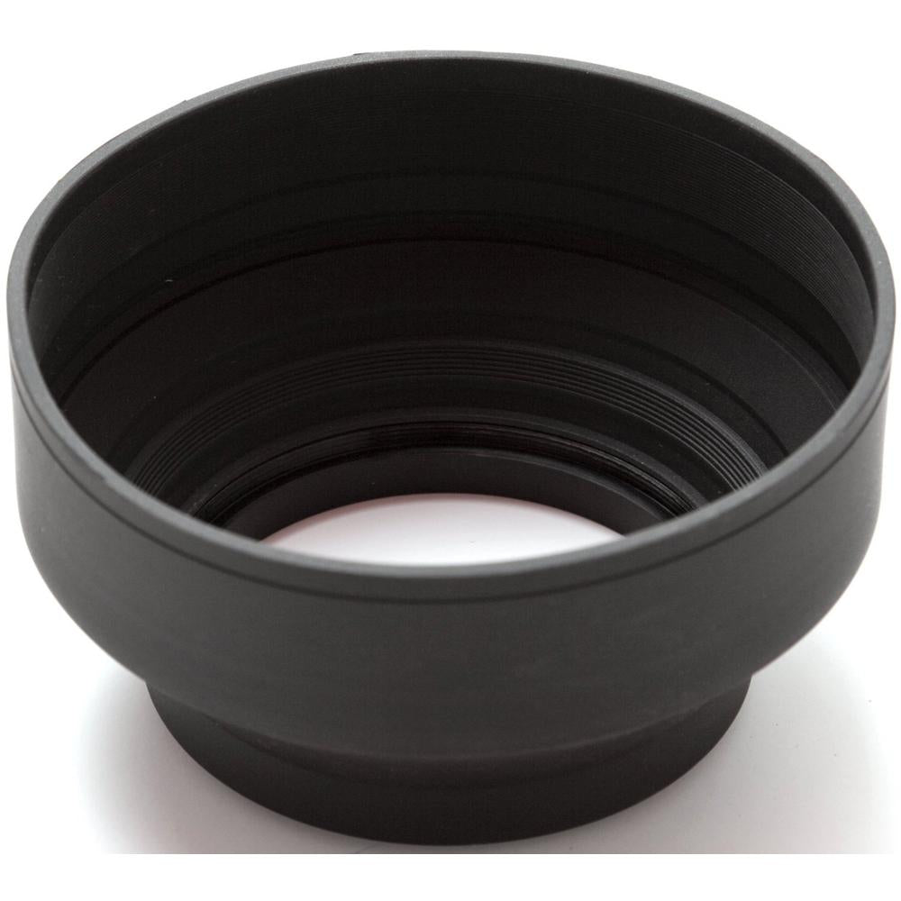 Agfa 72mm Heavy Duty Rubber Lens Hood APSLH72 - Durable Camera Lens Shade for DSLR & Mirrorless Cameras - Perfect for Outdoor Photography, Travel & Low Light Shooting