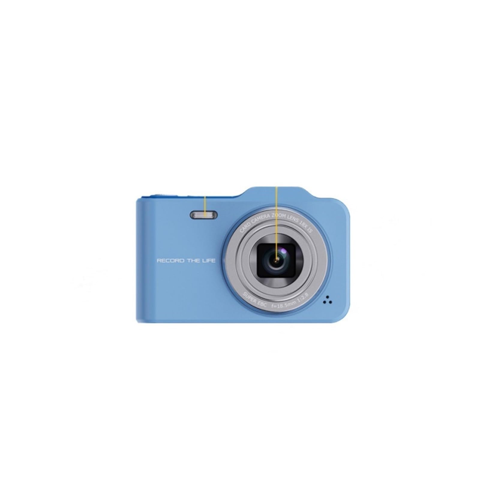 Vintage Digital Camera for Students - 48MP Compact Travel Vlog Camera with Card Slot (Black) | Perfect for Beginners, Travel Vlogging & Everyday Photography