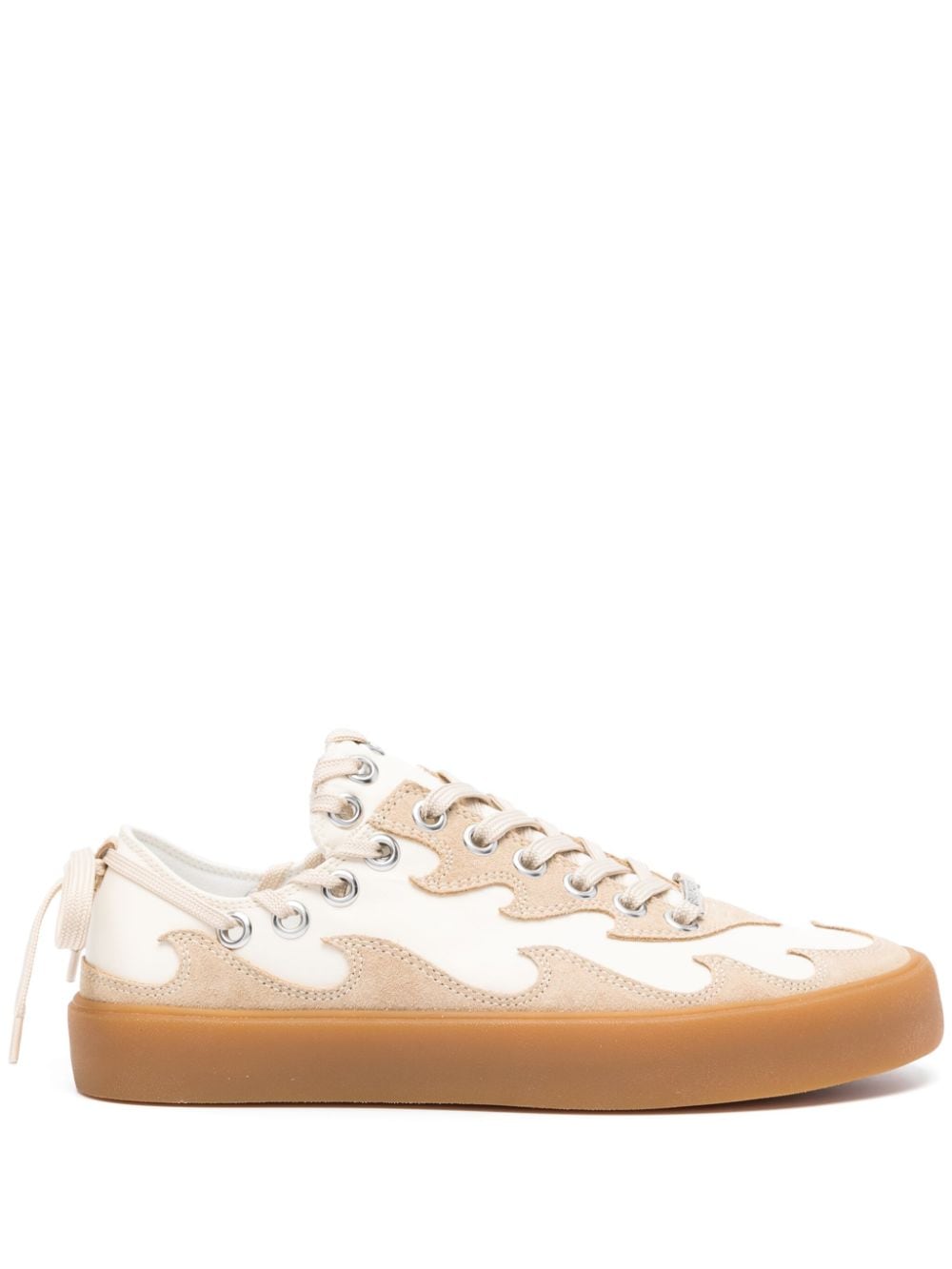 BLUEMARBLE Women's Casual Sneakers Beige - Comfortable Walking Shoes for Everyday Wear, Gym & Travel