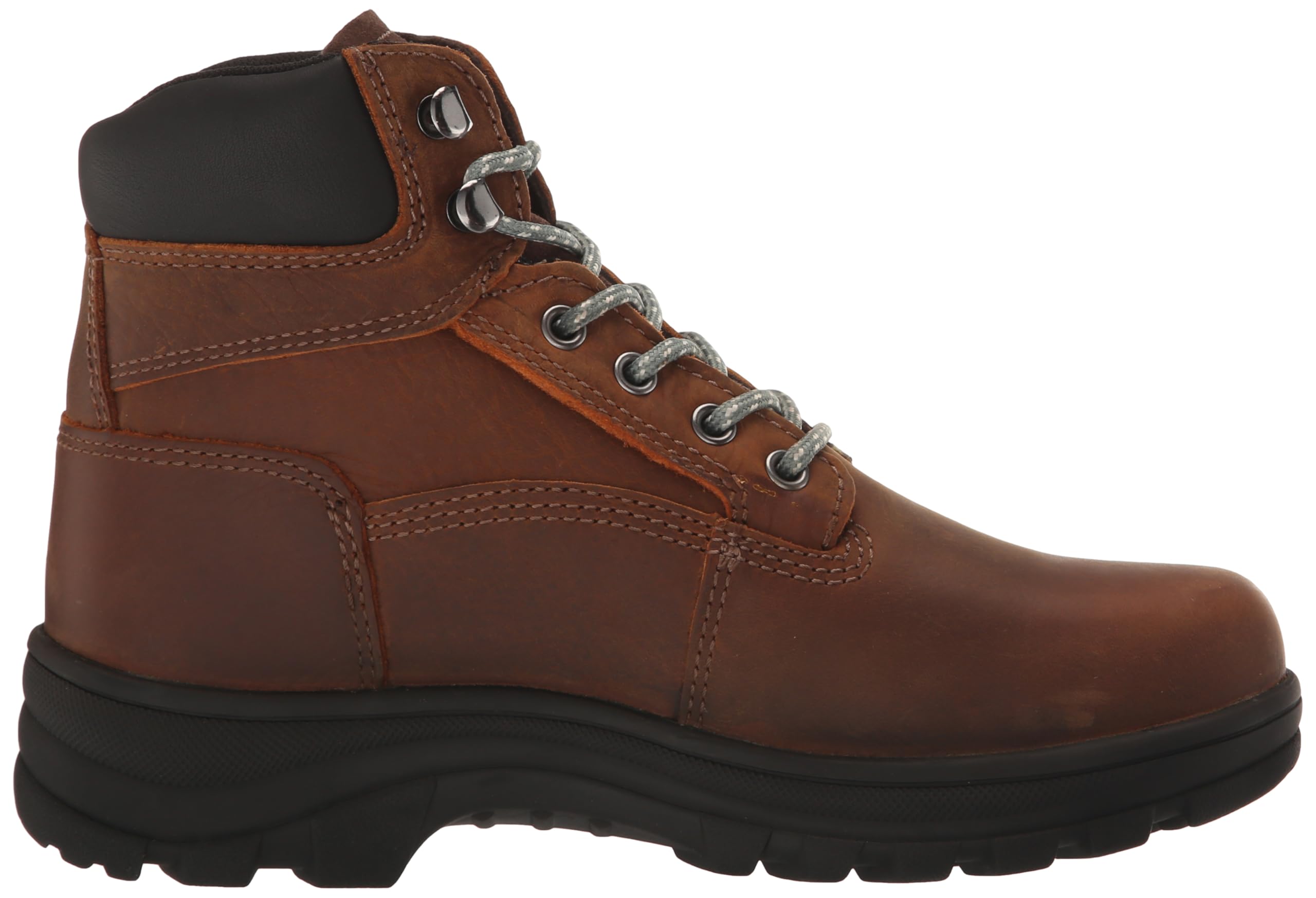 Wolverine Women's Carlsbad 6 Inch Waterproof Steel Toe Work Boots - Durable Non-Slip Construction Shoes for Outdoor, Hiking & Job Site Safety