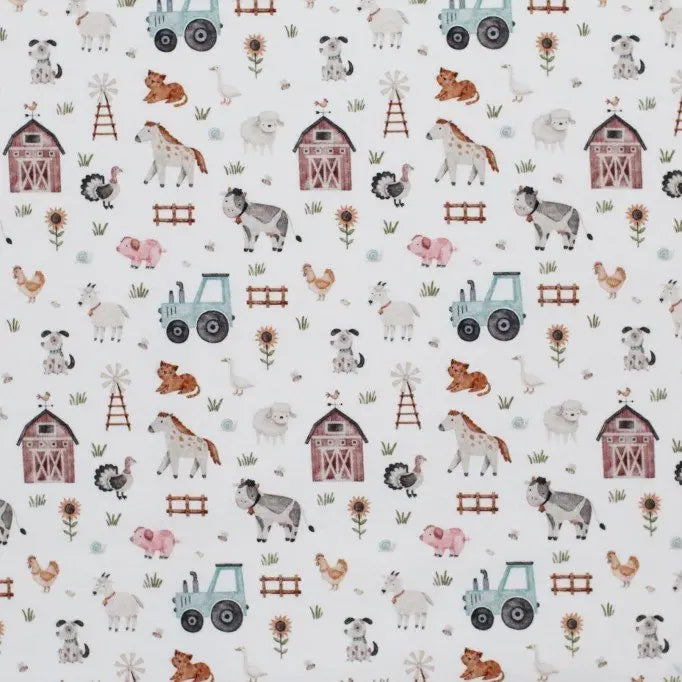 Premium Cotton Poplin Fabric - Soft & Breathable for Farm Life & Country Style Fashion - Perfect for Dresses, Shirts & Home Decor