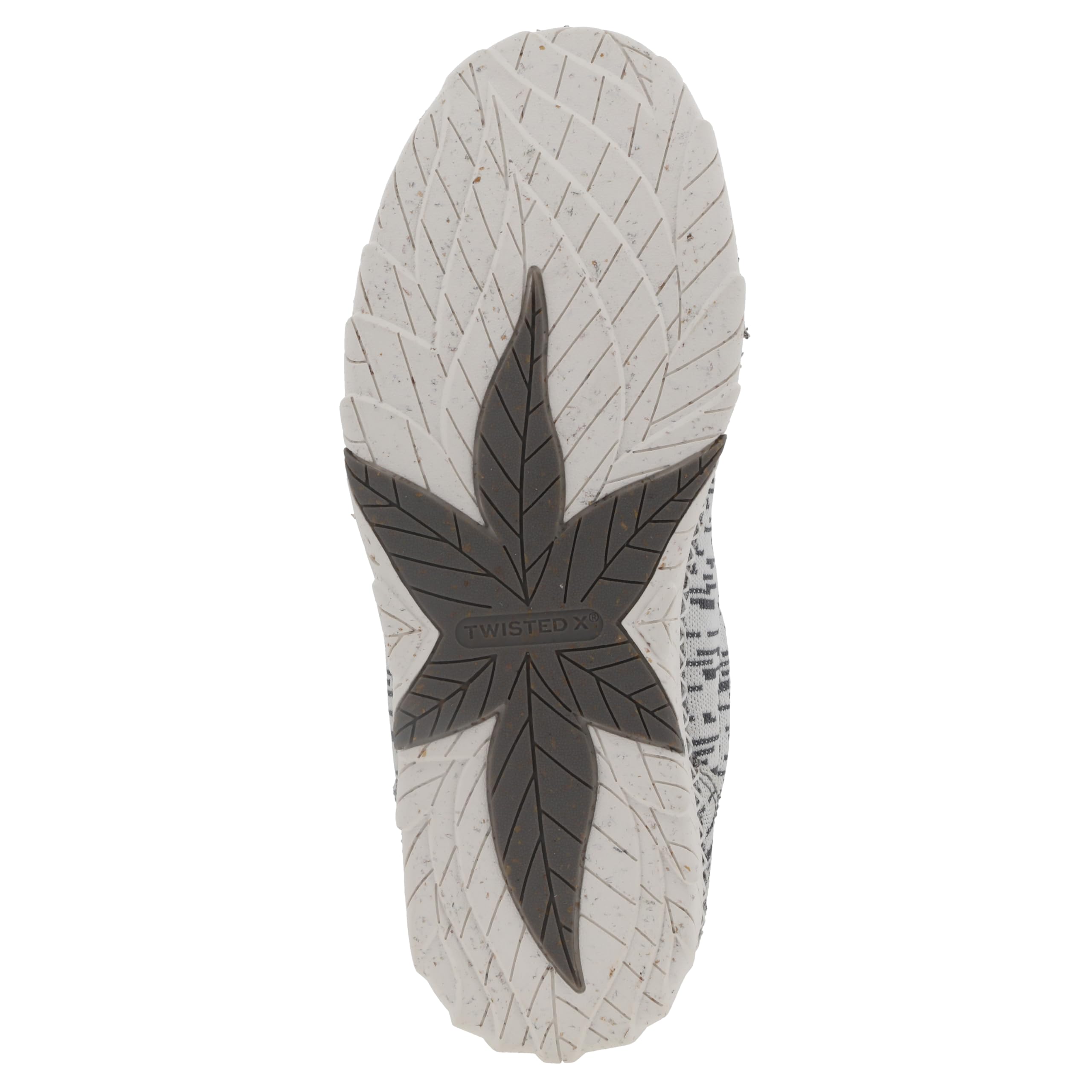 Twisted X Women's Zero-X Moc Toe Slip-On Shoes - White & Grey Size 11 M - Comfortable & Lightweight for Casual Wear, Work & Outdoor Activities