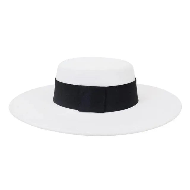 Stylish Derby Fedora Hat for Men & Women - Classic Wool Felt Dress Hat with Wide Brim - Perfect for Outdoor Events, Weddings & Fashion Accessories