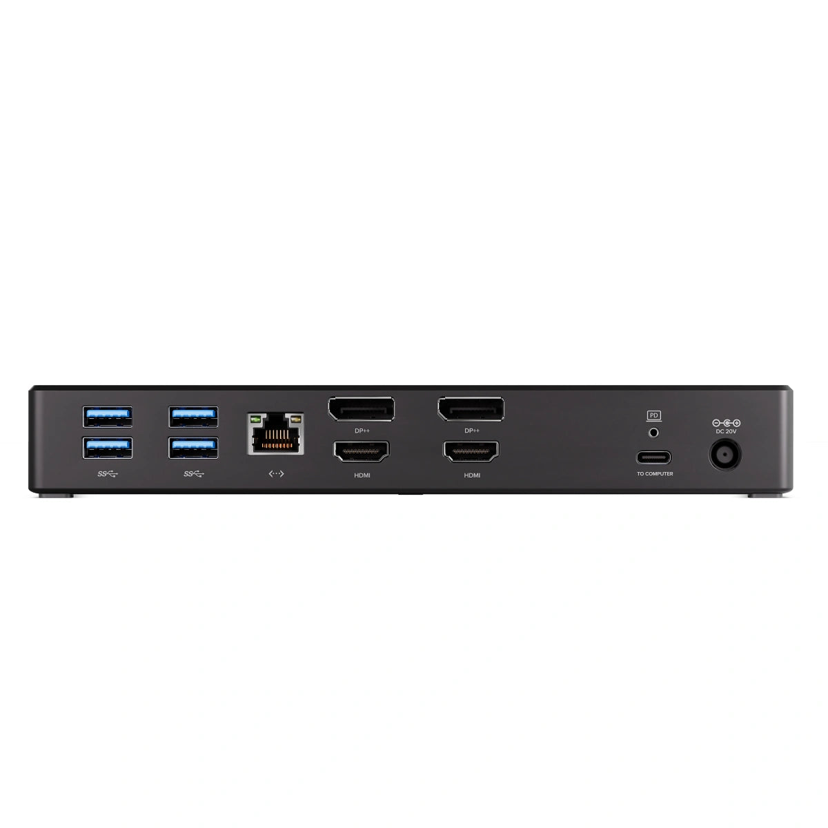DA2 Dual 4K Display Universal Docking Station with 100W Power Delivery - USB C Hub for Laptop, MacBook & PC - Perfect for Home Office & Remote Work Setup