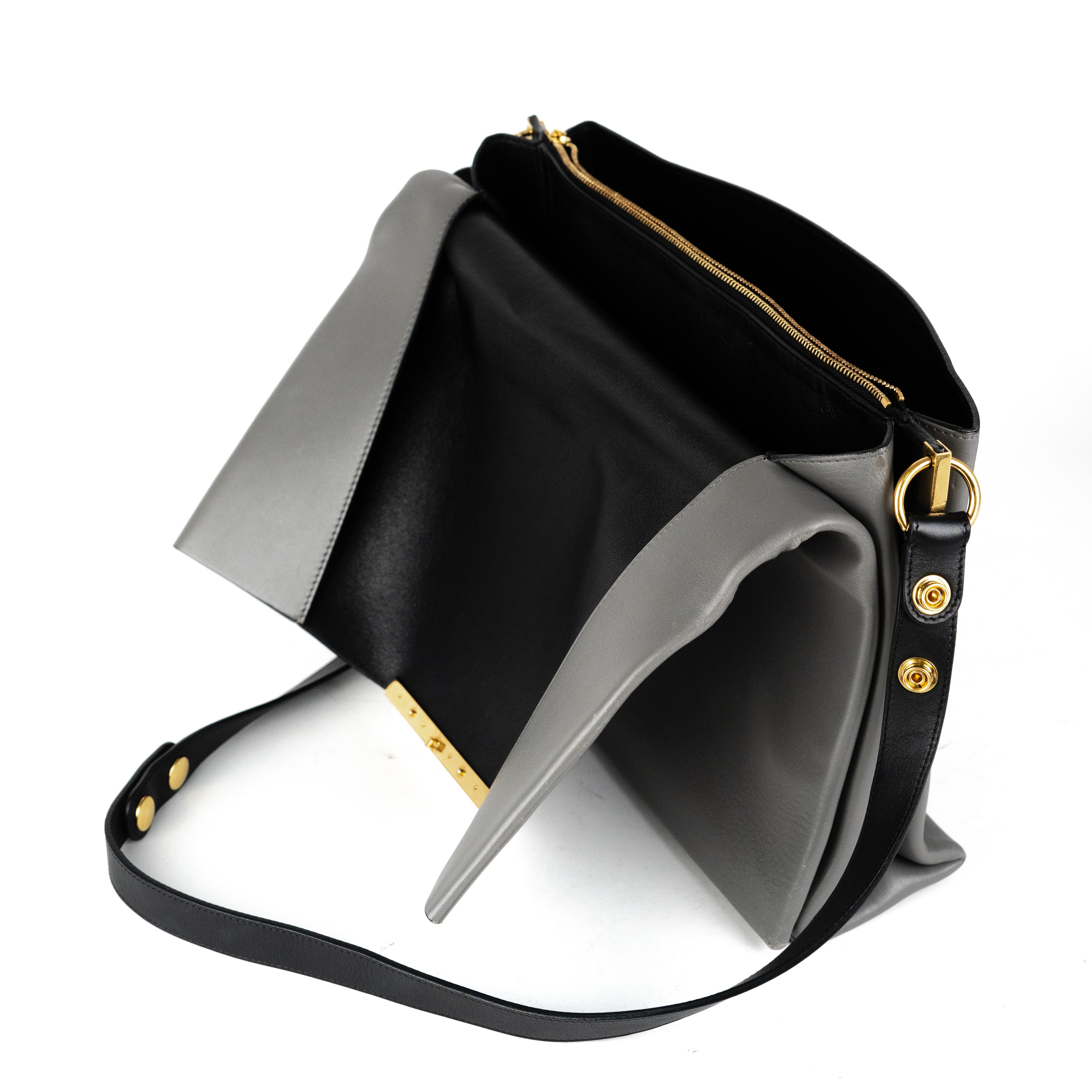 Celine Blade Bag Gray | Luxury Designer Handbag for Women | Perfect for Work, Travel & Evening Events