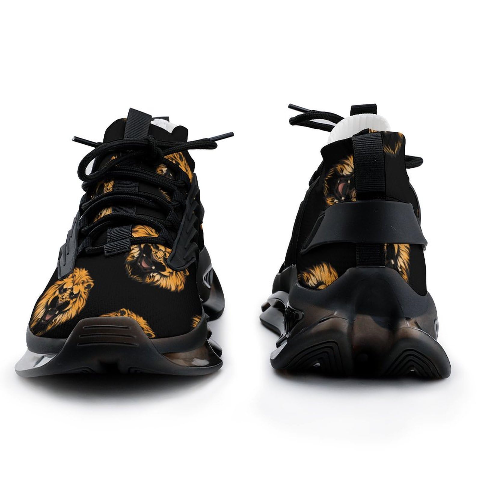 Angry Lion Head Men's Running Shoes - Lightweight Athletic Sneakers for Gym, Hiking & Sports | Breathable Workout Shoes for Jogging, Training & Outdoor Activities