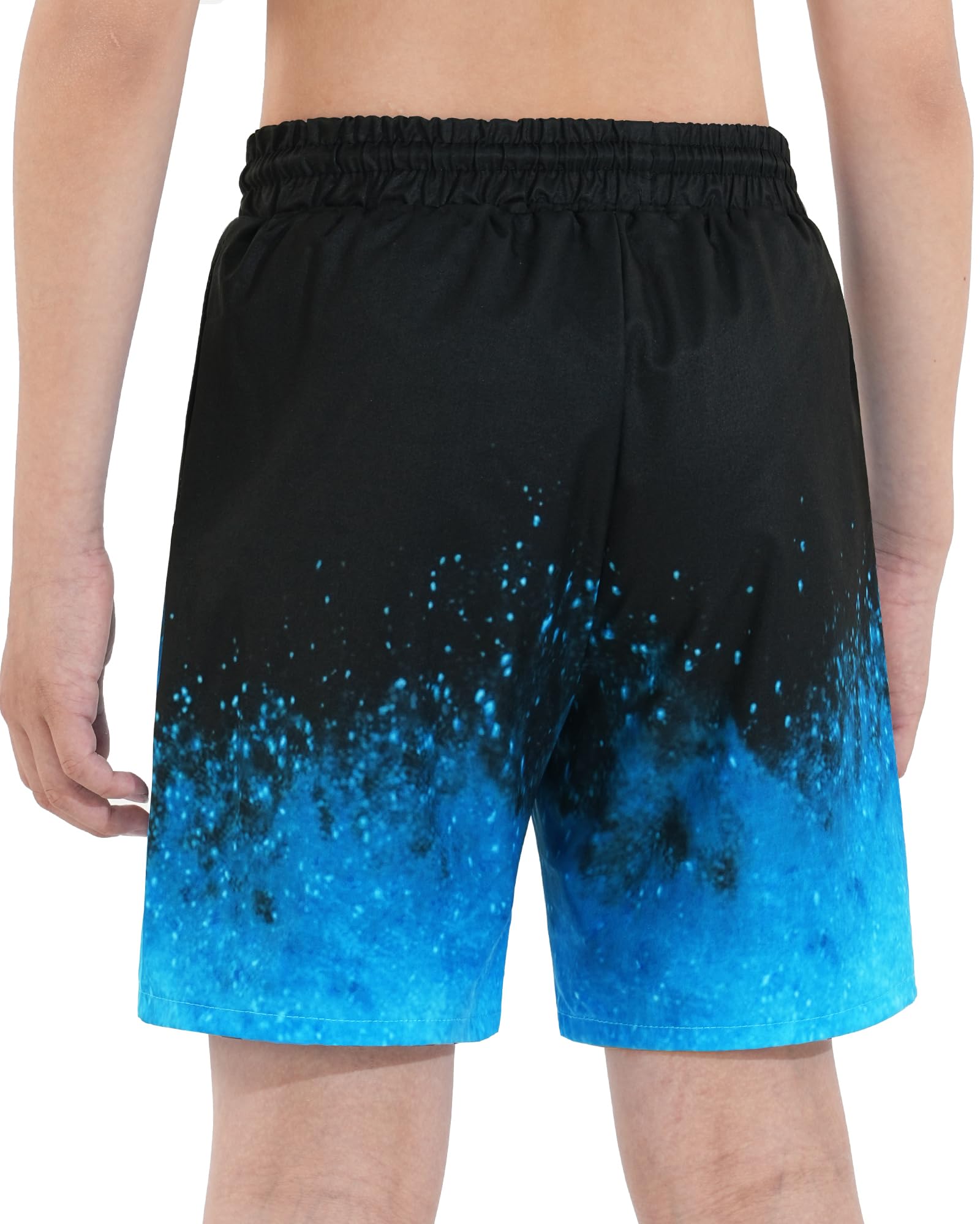 HASMES Boys Swim Trunks with Compression Liner - Quick Dry Bathing Suits & Board Shorts for Kids & Teens (Ages 5-14) - Perfect for Swimming, Beach, Pool & Water Sports