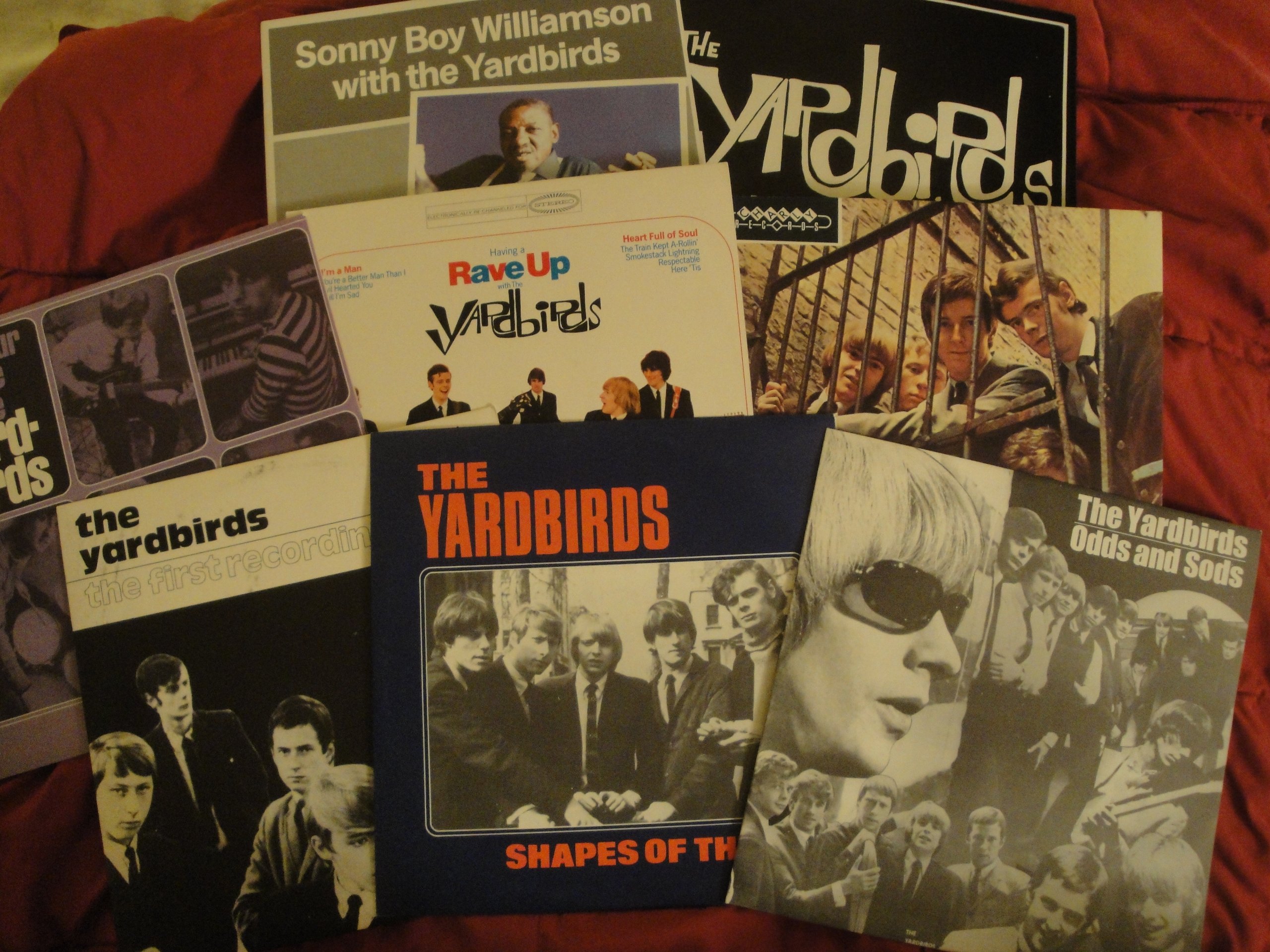 The Yardbirds 'Shapes of Things' Original 1984 7LP Vinyl Box Set - UK Limited Edition by Charly Records (Box 104) - Rare Collectors Item for Music Enthusiasts - Perfect for Vinyl Collections and Classic Rock Fans