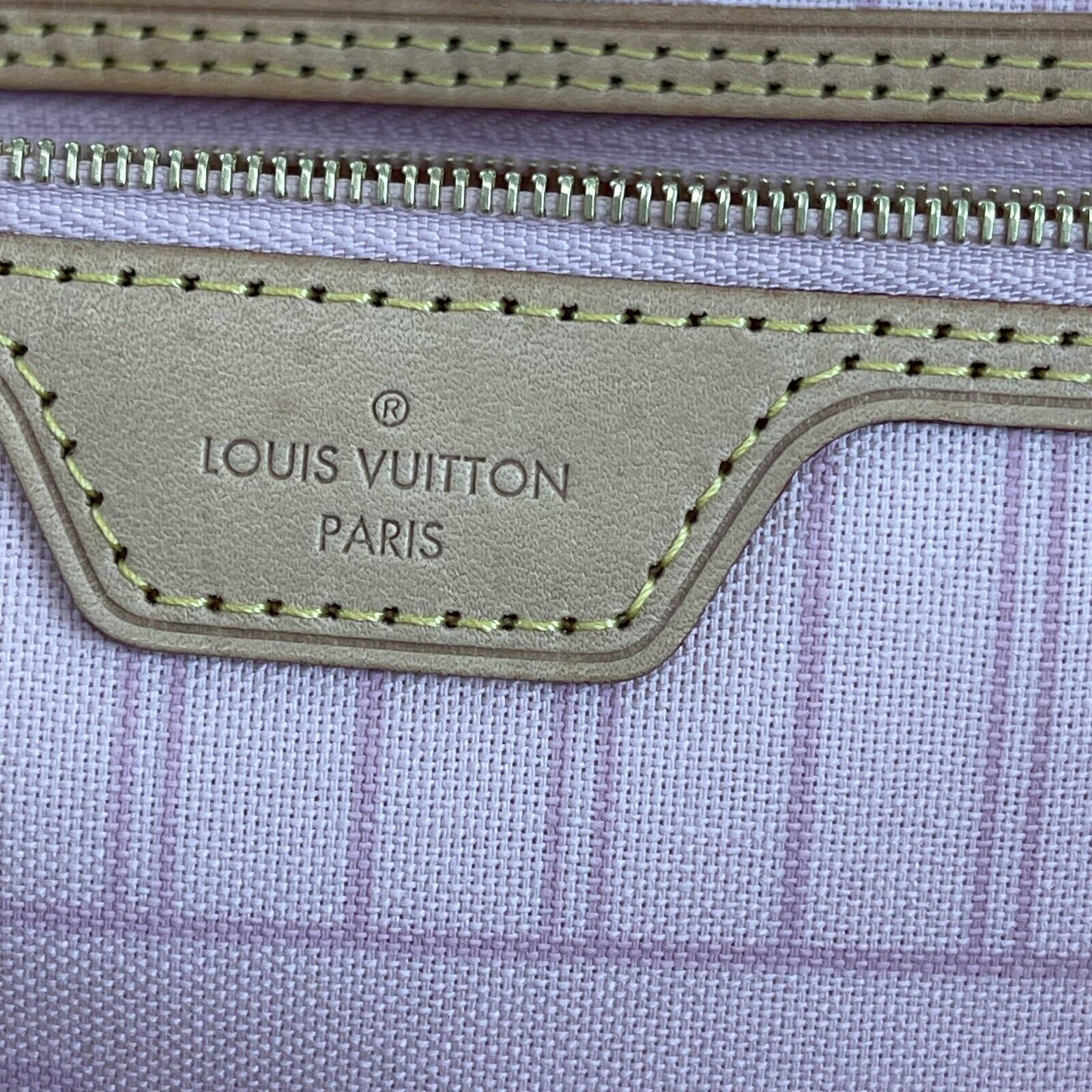 Louis Vuitton Neverfull GM Tote Bag - Damier Azur Canvas with Pouch, White Designer Handbag for Women | Perfect for Work, Travel & Everyday Use