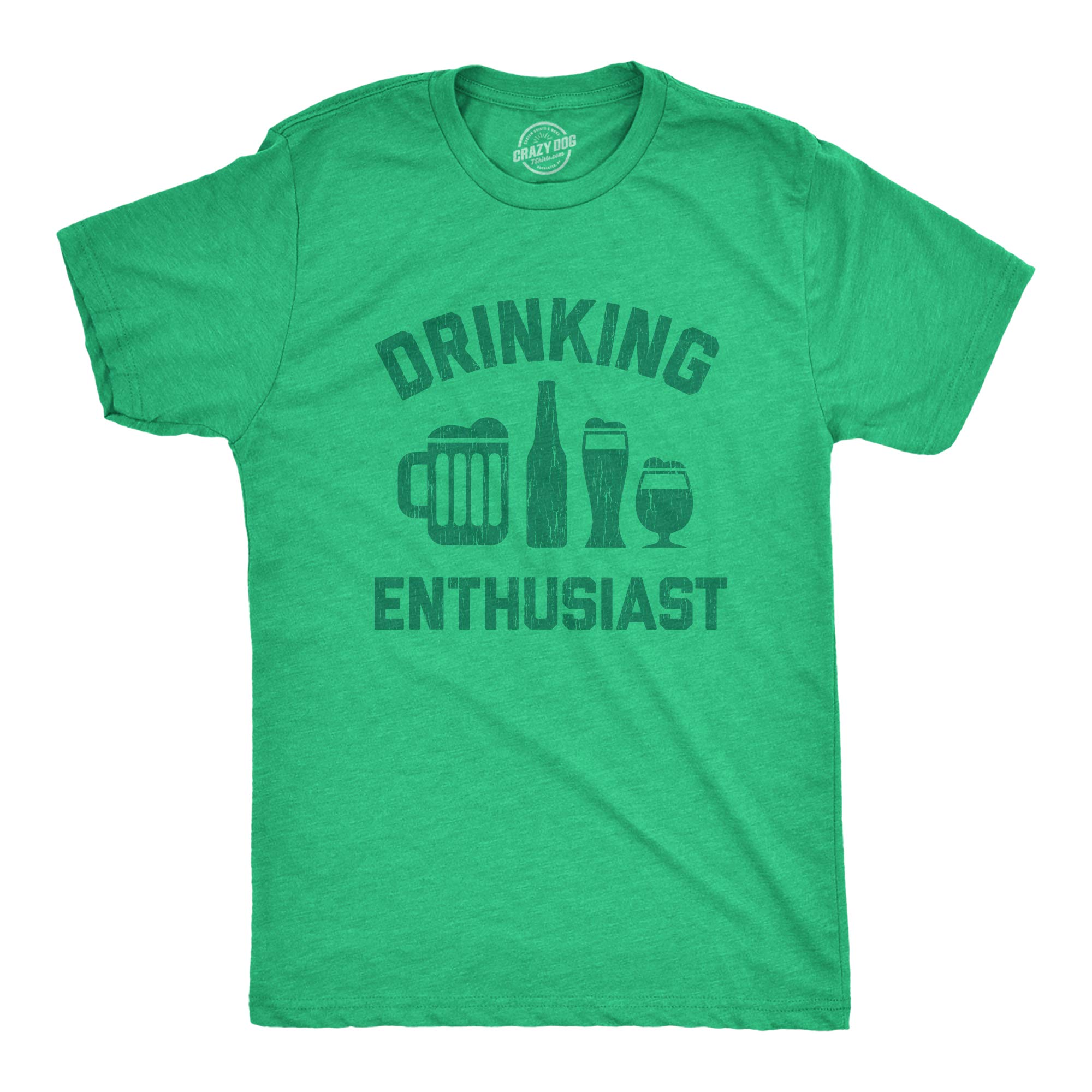 Funny St. Patrick's Day T-Shirt for Men - Cool Saint Paddy Drinking Enthusiast Tee - Perfect for Irish Pub Crawls & St. Paddy's Day Parties