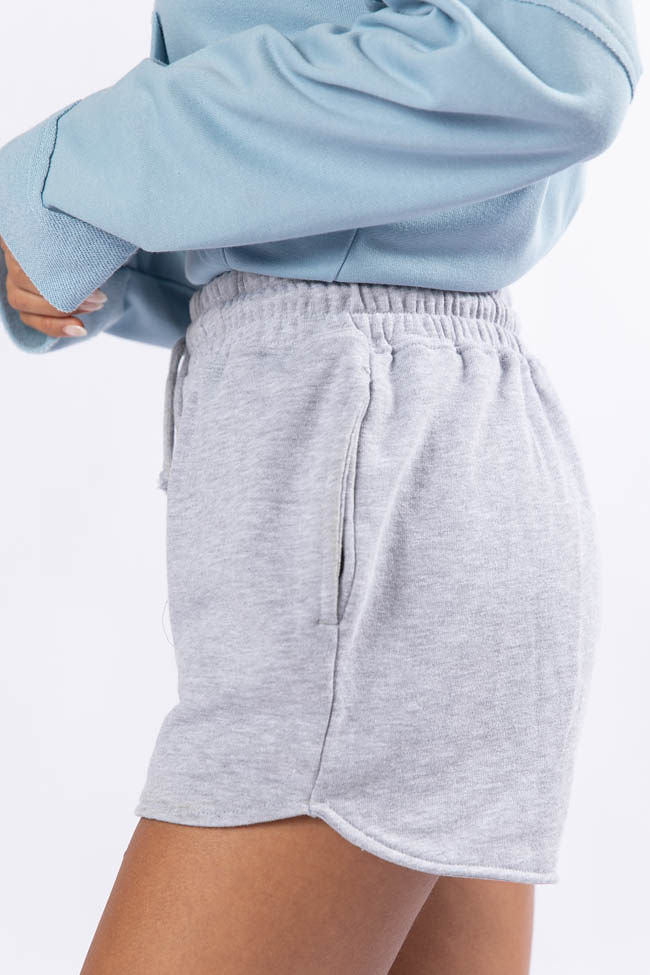 Play Maker Heather Grey Lounge Shorts for Women - Soft & Comfortable Sleepwear & Loungewear - Perfect for Relaxing at Home, Yoga, or Travel