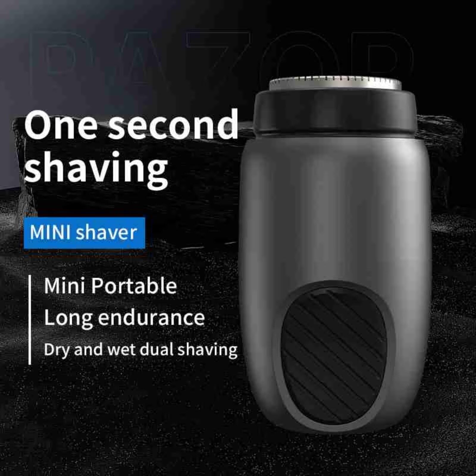 Mini Electric Shaver for Men & Women - Rechargeable Pocket-Sized Travel Razor with One-Button Operation, Waterproof & Powerful for Smooth Shaving - Perfect for Travel, Office & Business Trips