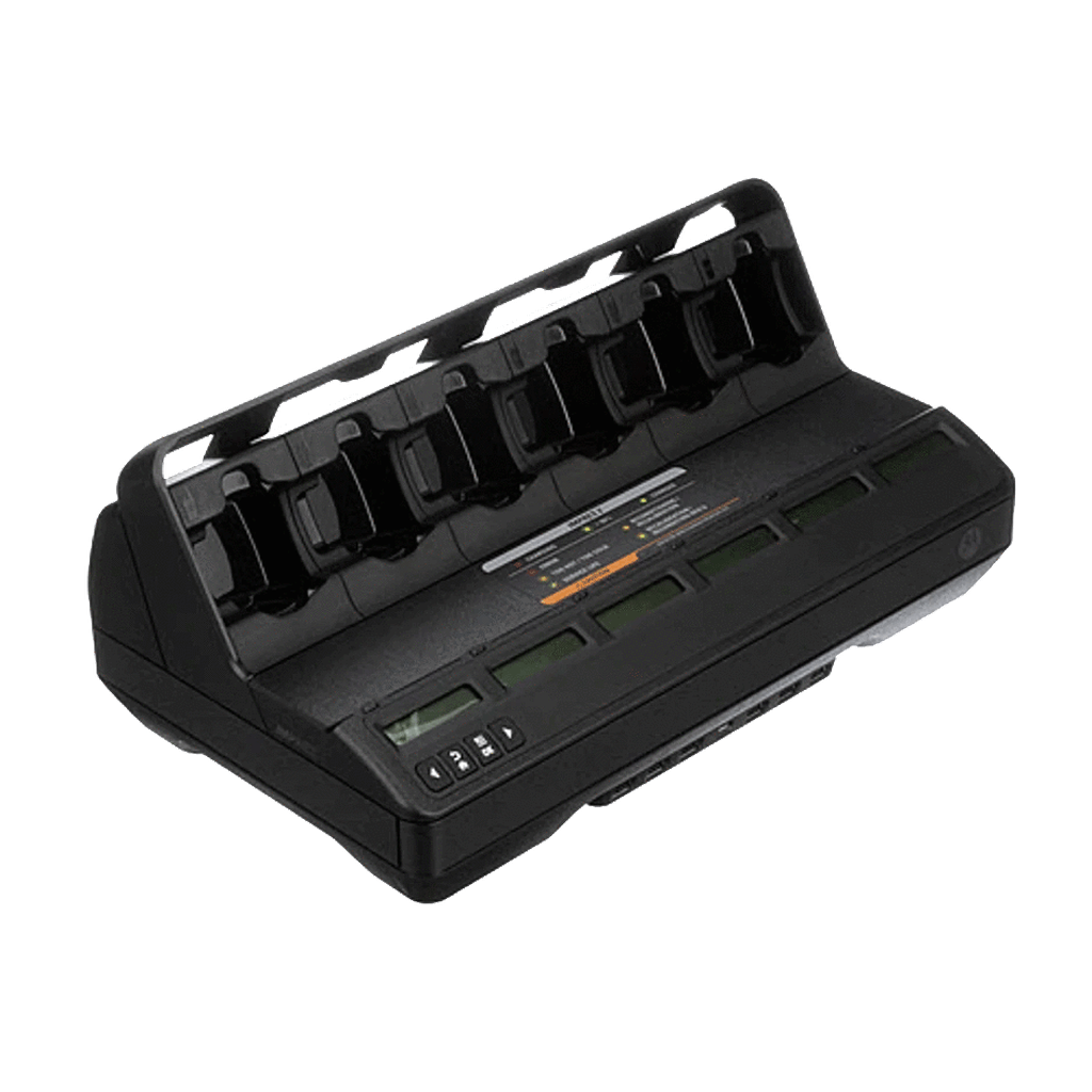Motorola NNTN8844 IMPRES 2 Multi-Unit Fast Charger for Two-Way Radios - Perfect for Police, Security & Business Communications