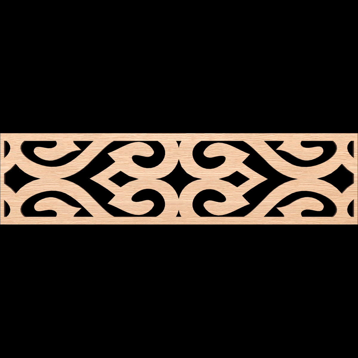 Keene Fretwork Moulding - Decorative Wood Trim for Home & Furniture | Perfect for DIY Projects, Wall Paneling and Cabinet Accents