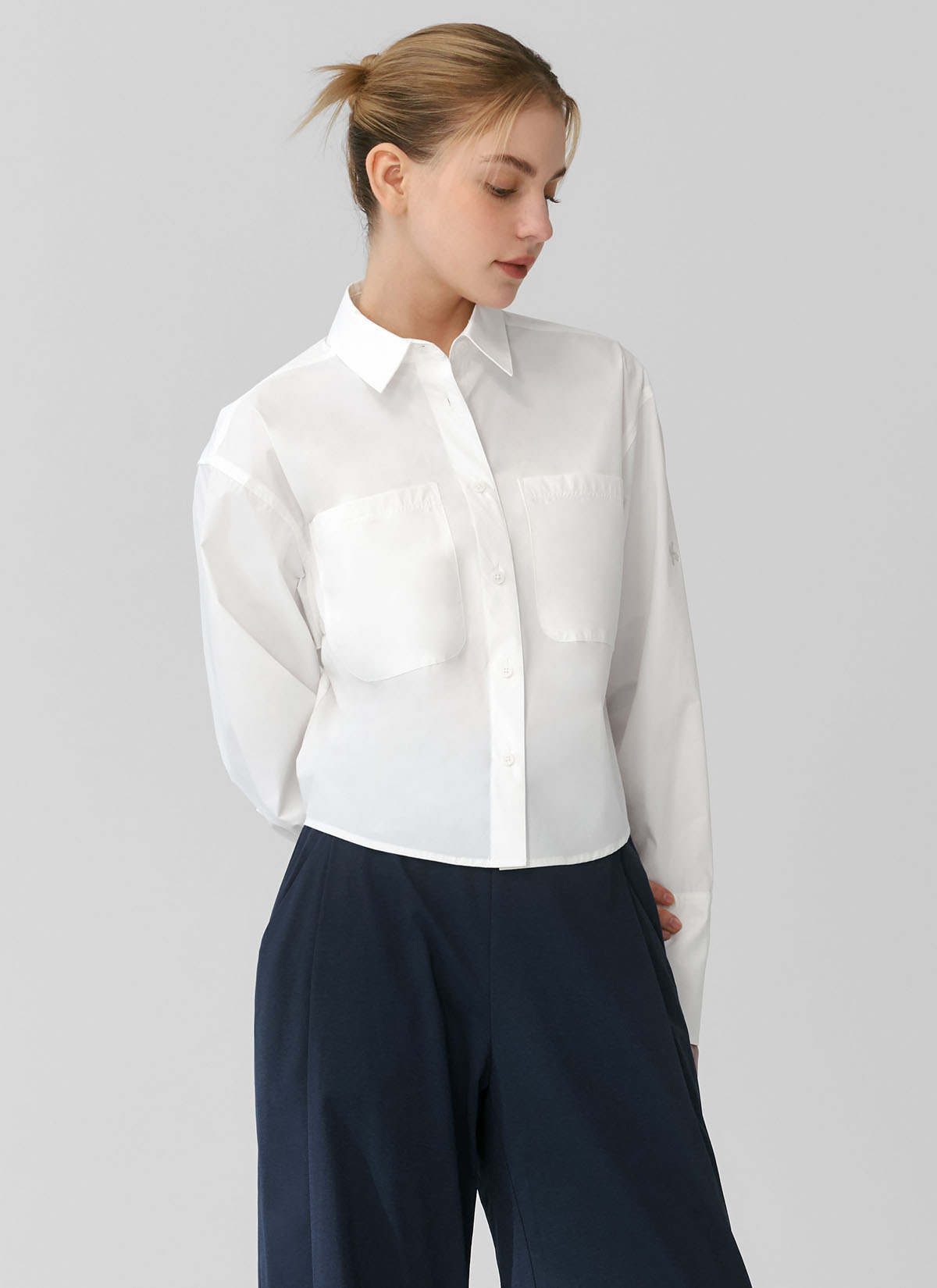 All Around Stretch Crop Shirt - Women's Comfortable Breathable Fashion Top for Yoga, Running & Casual Wear