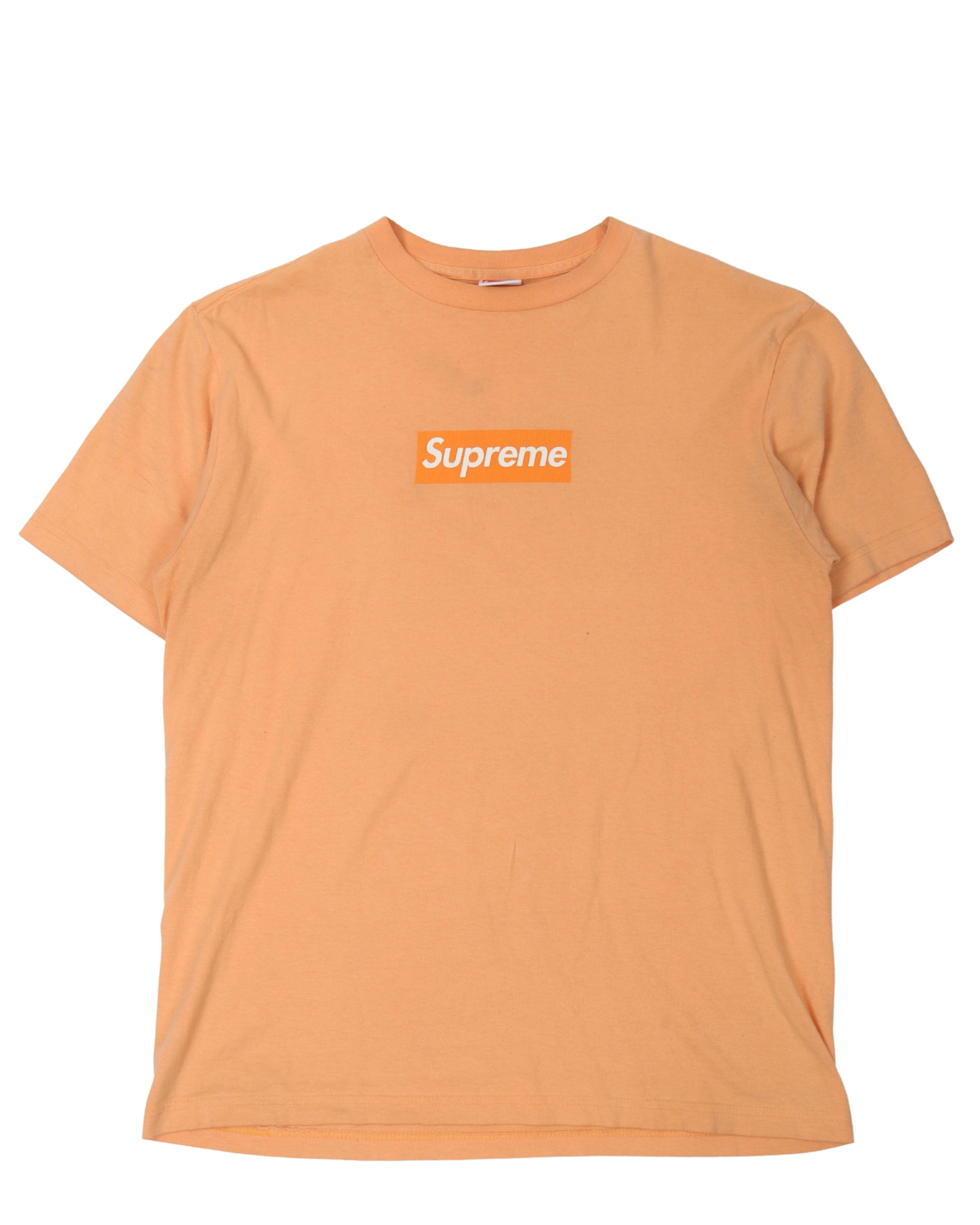 2004 Orange Box Logo T-Shirt - Vintage Graphic Tee for Men & Women - Perfect for Casual Wear, Street Style & Retro Fashion Outfits