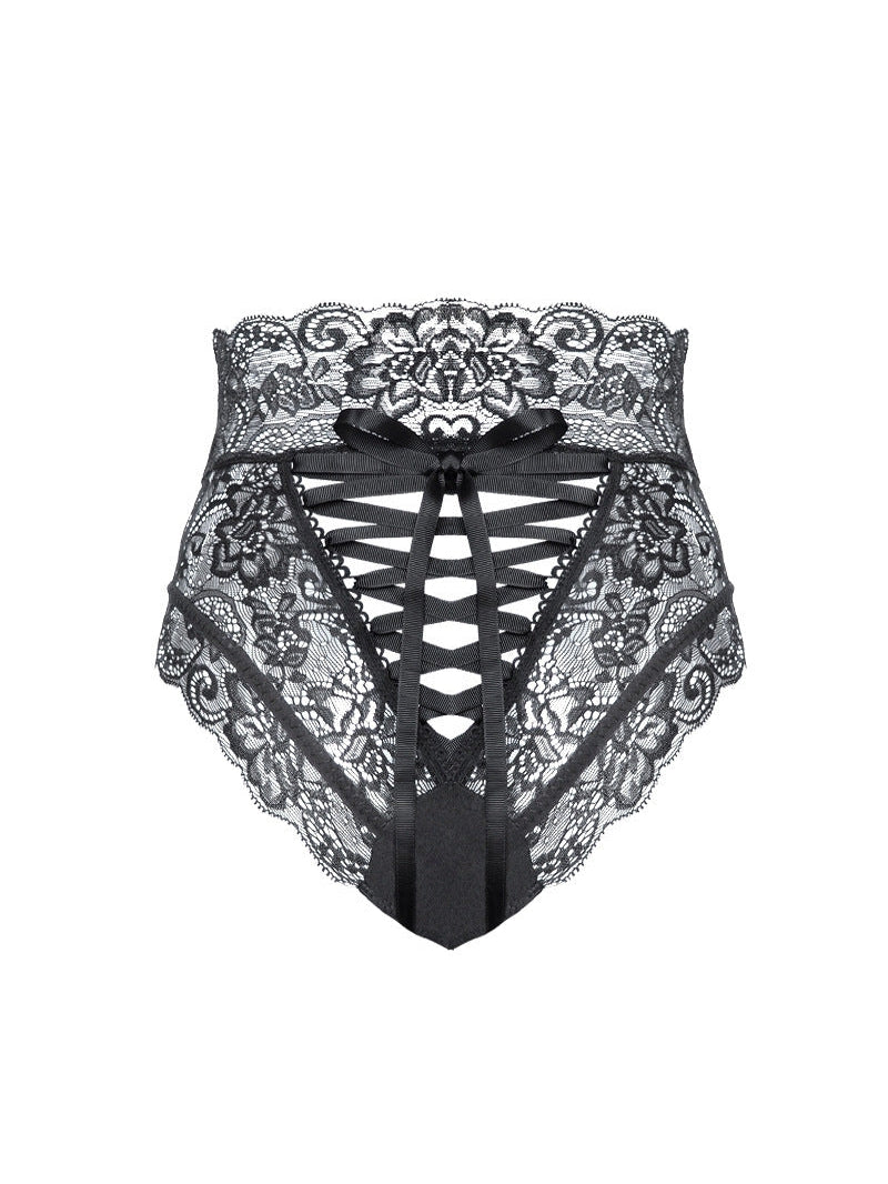 ZASUWA Women's Roman Knot Lace Underwear - Sexy Lingerie for Valentine's Day, Bridal Shower & Romantic Nights