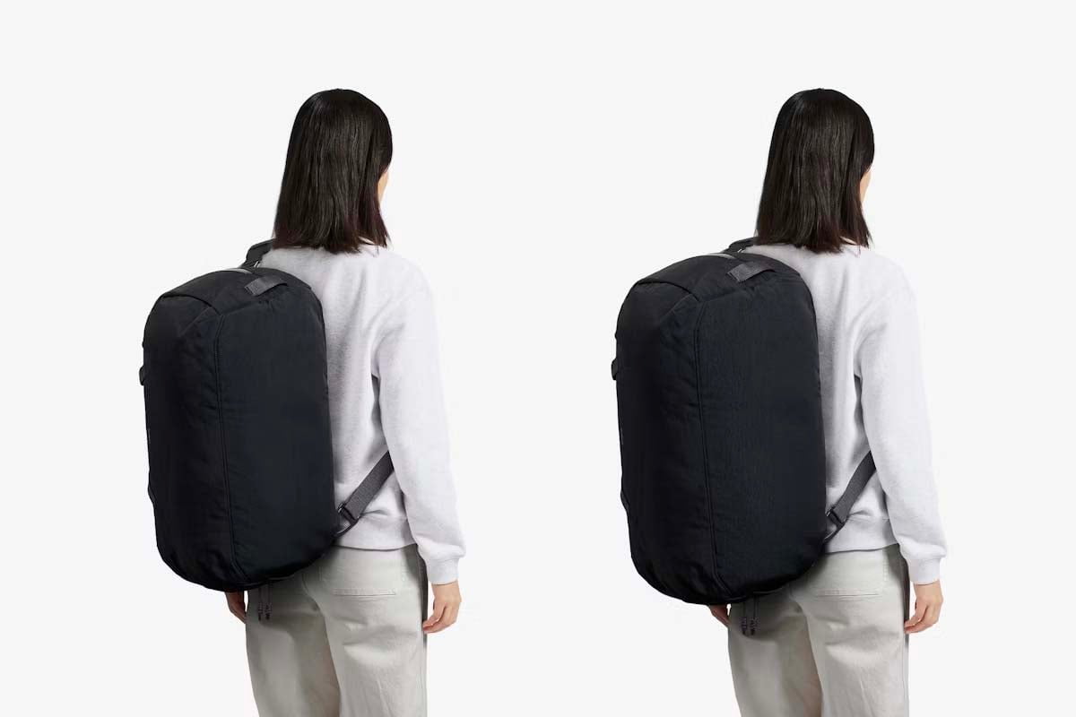 Bellroy Venture Duffel 55L - Premium Waterproof Travel Duffle Bag for Men & Women - Perfect for Gym, Weekend Trips & Outdoor Adventures
