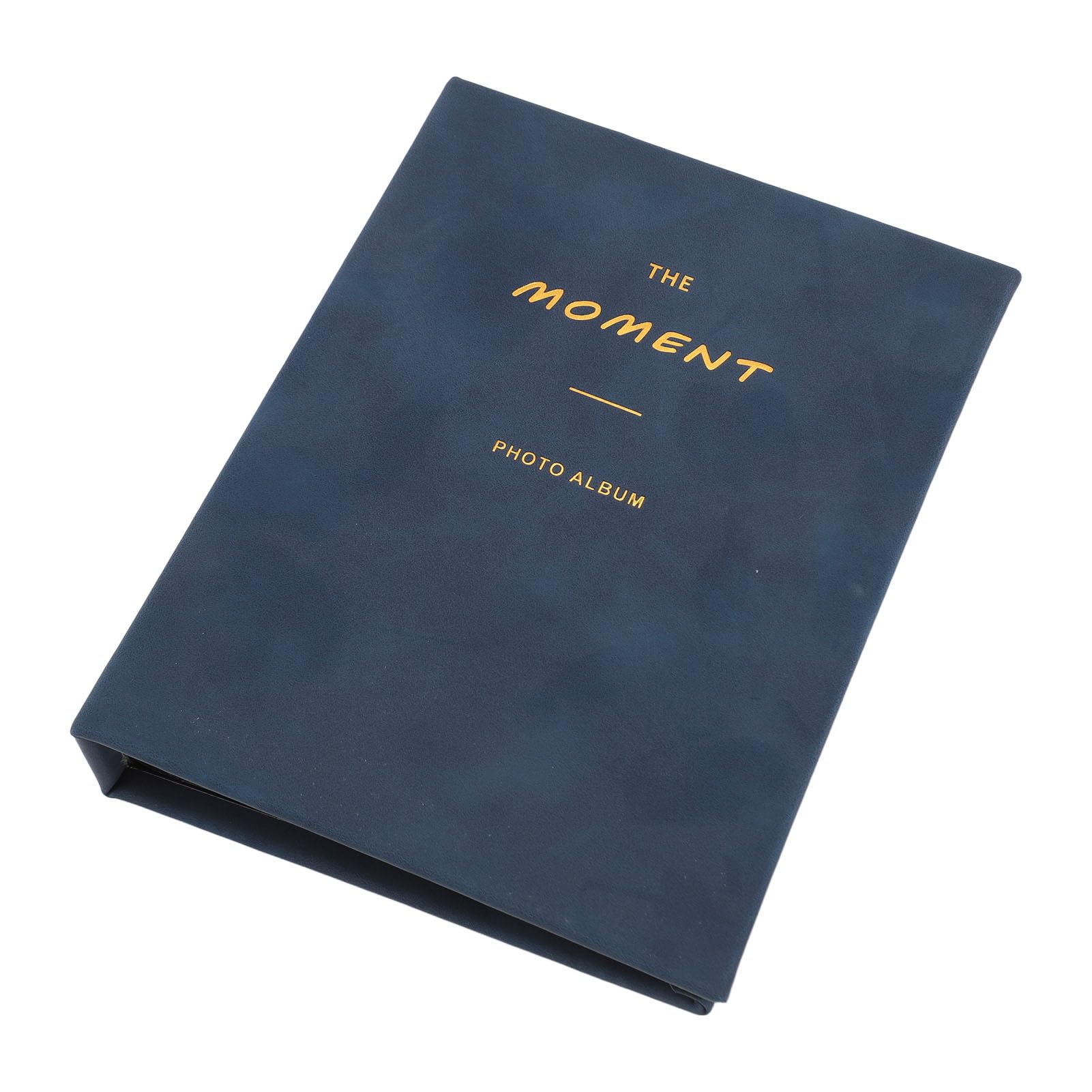 Jiawu 64-Pocket Photo Album - Lightweight 2x3 Velvet Cover for Mini 12, 11, 9, 8 Photos - Dark Blue | Perfect for Baby Pictures, Wedding Memories & Travel Scrapbooking