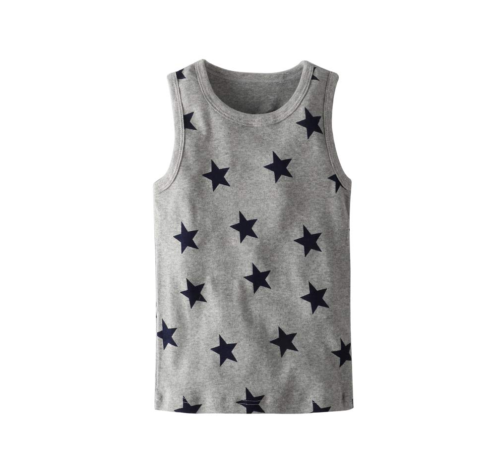 3-Pack Boys' Sleeveless Tank Tops for Toddlers - Soft Cotton Summer T-Shirts for Playtime, Beach & Outdoor Activities