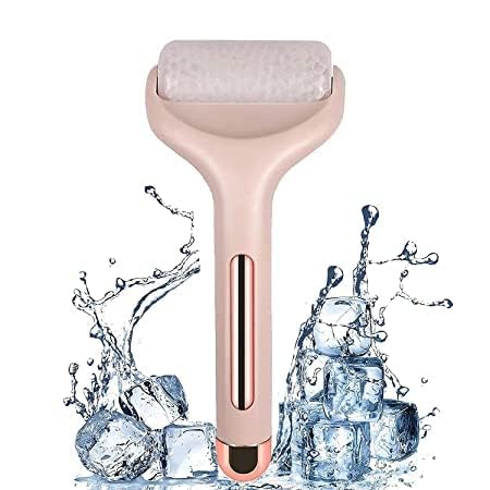 SHOPELLA Ice Roller Face Massager - Cooling Gel Facial Skin Care Tool for Puffiness & Pain Relief - Anti-Aging & Dark Circle Treatment for Women & Men - Perfect for Morning Routine & Post-Workout Recovery