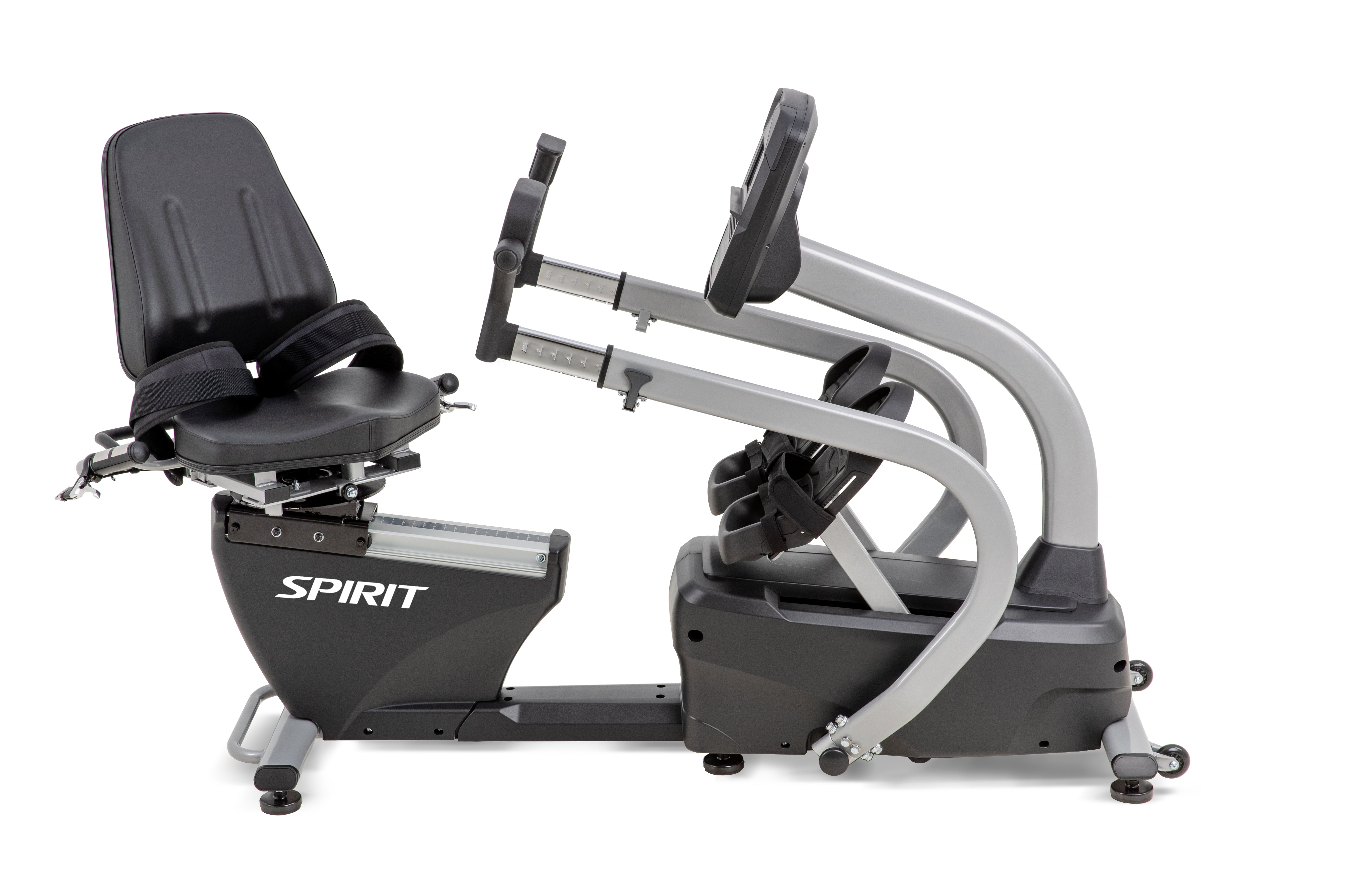 Spirit MS300 Recumbent Total Body Stepper - Low Impact Exercise Machine for Home Gym, Cardio & Full Body Workout - Perfect for Seniors, Physical Therapy & Indoor Fitness Training
