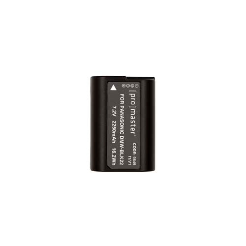 Panasonic DMW-BLK22 7.2V 2250mAh Replacement Battery for Lumix Cameras - Perfect for Travel Photography & Outdoor Shooting