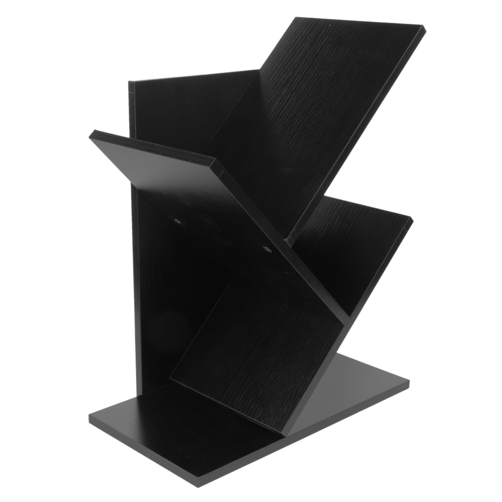 SEWOART 3 Tier Desktop Bookcase - Elegant Wooden Bookshelf Organizer for Office, Study & Student Storage | Perfect for Home, School & Workspace Organization
