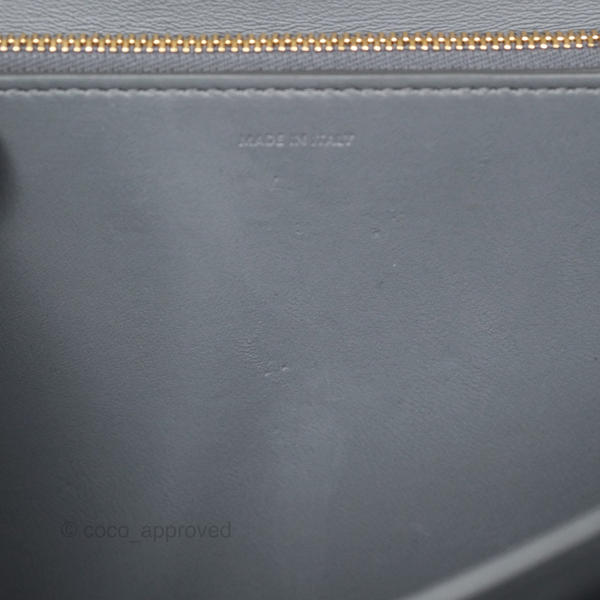 Celine Medium Classic Box Bag in Grey Liege Calfskin Leather - Luxury Crossbody Purse for Women, Perfect for Work, Travel & Evening Events