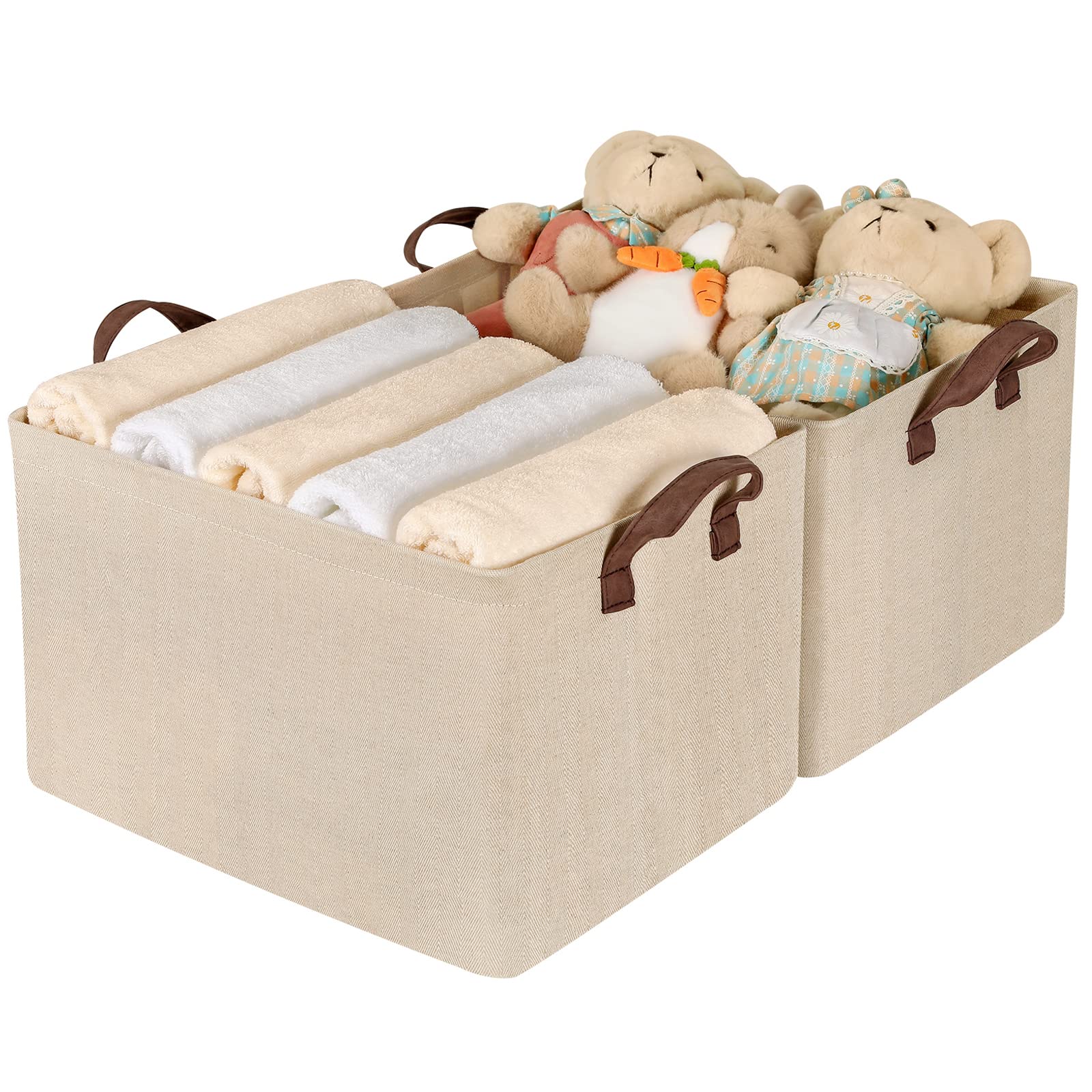 2-Pack Metal Frame Storage Baskets - 16.54