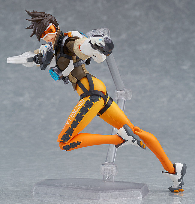 Figma #352 Tracer (Lena Oxton) Overwatch Action Figure - Collectible Gaming Character Model for Display & Cosplay