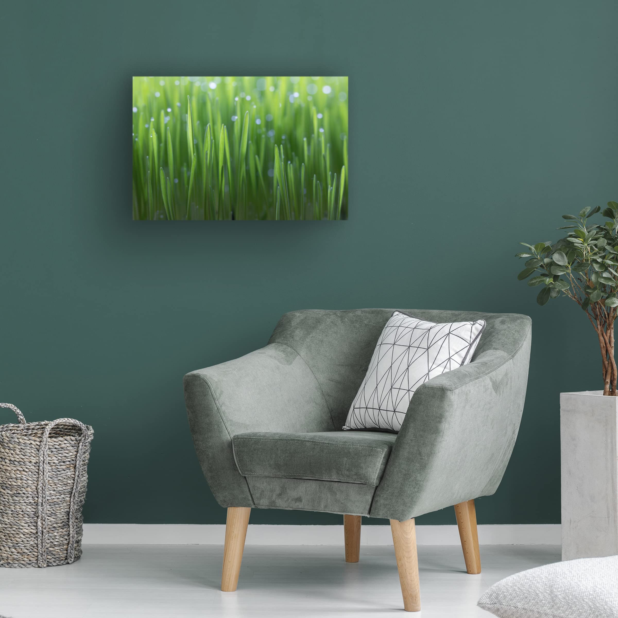Peter Krenek Wheat Canvas Art Print - Modern Farmhouse Wall Decor for Living Room, Bedroom & Office - High Quality Trademark Fine Art