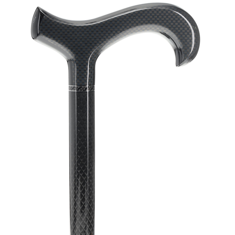 Dr. House Flame Derby Cane - Carbon Fiber Walking Stick with Scratch & Dent Exclusive V3458 - Perfect for Cosplay, Medical Support & Fashion Accessory