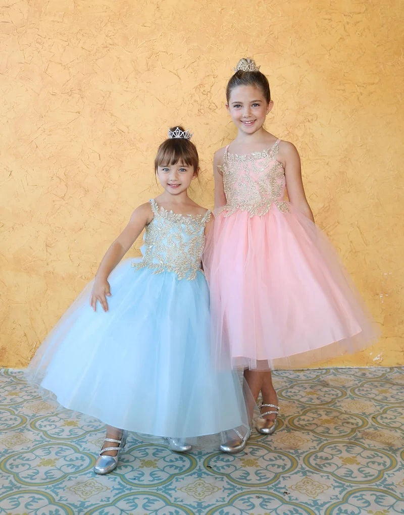 Elegant Flower Girl Dress for Weddings & Special Occasions - Style D778 | Perfect for Bridal Showers, Birthday Parties & Formal Events