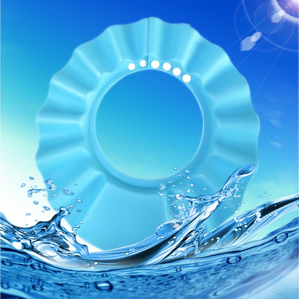 Soft Adjustable Baby Shower Cap - Safe Shampoo & Bath Protection for Toddlers & Kids | Waterproof Visor Hat for Gentle Hair Washing, Swimming & Spa Time