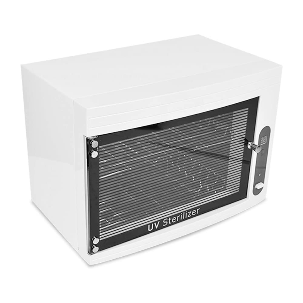 8L UV Sterilizing Cabinet for Nail Tools - Large Capacity Disinfection Machine with Timer for Manicure, Spa & Barber Equipment - Perfect for Salon, Home & Professional Use