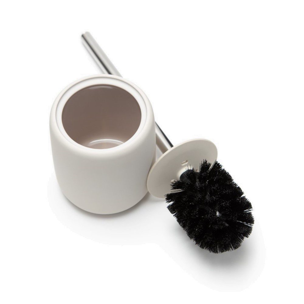 BLOMUS Sono Toilet Brush - Stainless Steel Bathroom Cleaning Tool, 39cm/15.3in Height, Moonbeam Color - Perfect for Modern Toilets, Small Bathrooms & Hygienic Home Cleaning