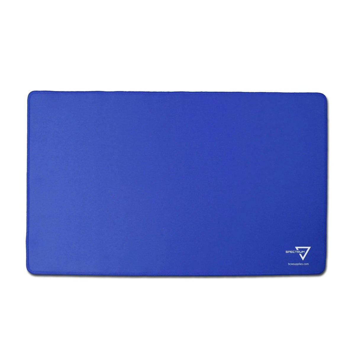 BCW Supplies Spectrum Stitched Playmat - Premium Blue Gaming Mat for MTG, Yu-Gi-Oh & Card Games - Perfect for Tournaments, Collecting & Tabletop Gaming